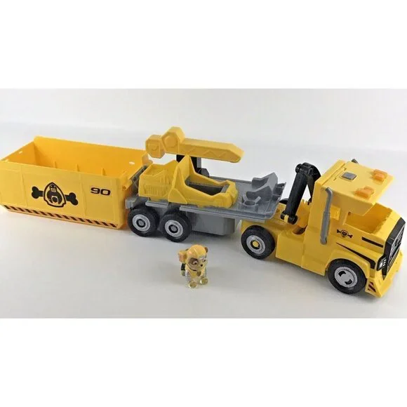 Paw Patrol Big Truck Pups Rubble Figure X-Treme Transforming Truck Lights Sounds - Picture 3 of 13